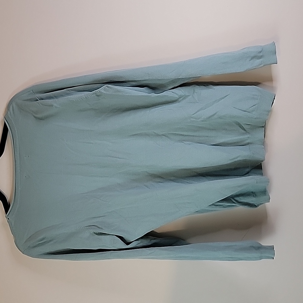 Tommy Bahama Soft Blue Silk Blend Top - Picture 3 of 5